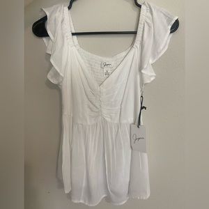 NWT! Japna White Blouse